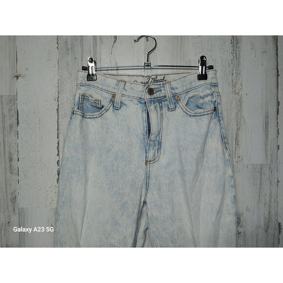 Women’s Universal Thread Stonewashed Blue Jeans Vintage Straight Size 0/25R - Picture 3 of 7